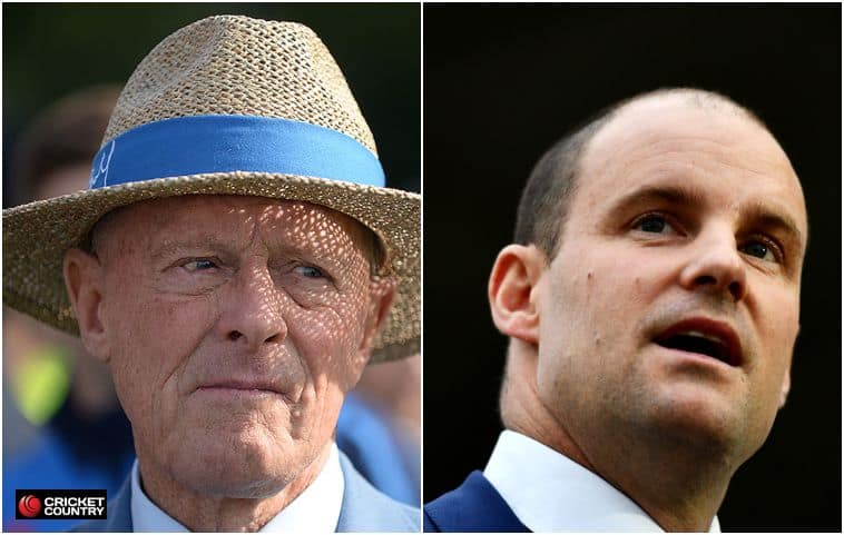 Ex-British PM Theresa May hands Geoffrey Boycott and Andrew Strauss knighthoods