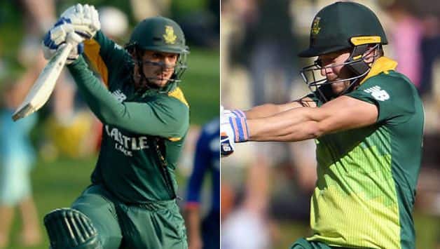 David Miller (R), Quinton de Kock (L)
