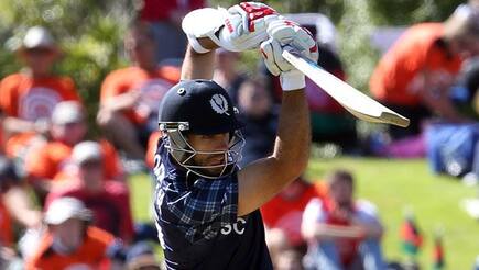 Scotland record third highest T20 stand in win over Netherlands