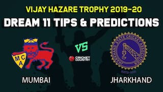 Dream11 Team Mumbai vs Jharkhand, Round 2, Elite Group A Vijay Hazare Trophy 2019 VHT ODD – Cricket Prediction Tips For Today’s Match MUM vs JHA at Bangalore
