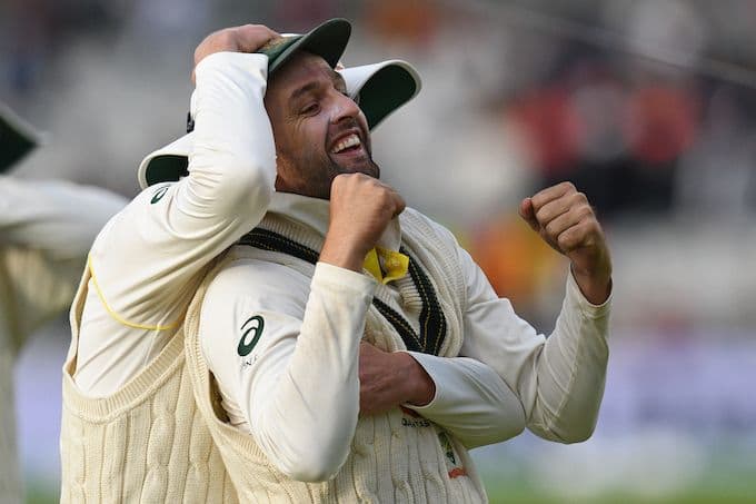 Ashes secured, Nathan Lyon reveals level of finger pain he bowled through at Old Trafford