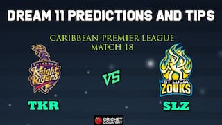 Dream11 Team Trinbago Knight Riders vs St Lucia Zouks Match 18 Caribbean Premier League 2019 – Cricket Prediction Tips For Today’s T20 Match TKR vs SLZ at St Lucia