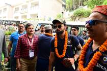 Indian Cricket Team Arrive in Dharamsala Ahead of First T20I against South Africa
