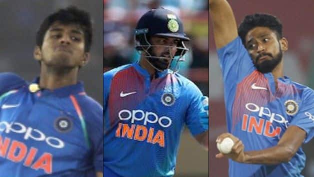 Washington Sundar, Rishabh Pant, Navdeep Saini