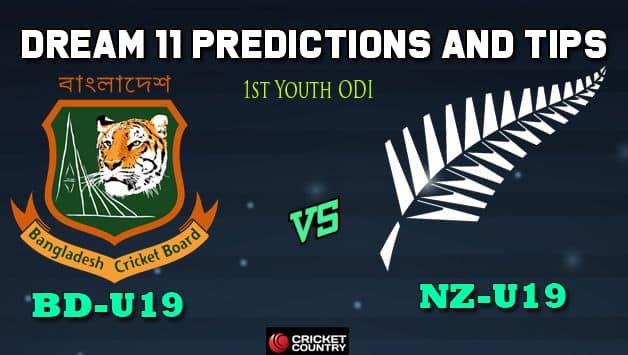 Dream11 Team BANGLADESH U19 vs New Zealand U19, 1st Youth ODI, Bangladesh Under 19 tour of New Zealand, 2019 – Cricket Prediction Tips For Today’s match BN-Y vs NZ-Y at Lincoln