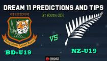Dream11 Team BANGLADESH U19 vs New Zealand U19, 1st Youth ODI, Bangladesh Under 19 tour of New Zealand, 2019 – Cricket Prediction Tips For Today’s match BN-Y vs NZ-Y at Lincoln