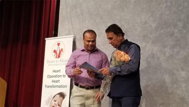 Sunil Gavaskar raises funds for over 600 child heart surgeries