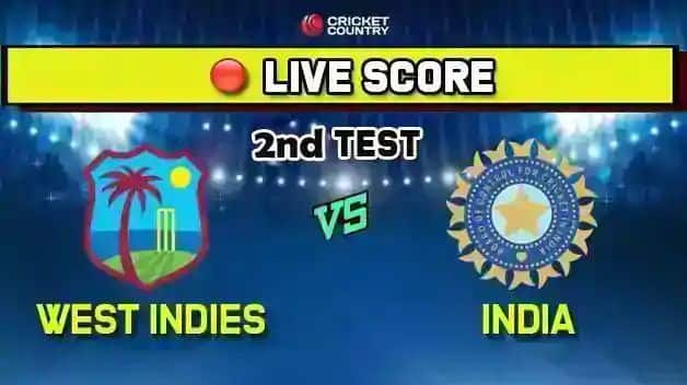 Live cricket score, ball by ball commentary, IND vs WI 2nd Test, Day 4