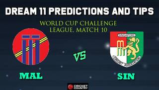 MAL vs SIN Dream11 Team Malaysia vs Singapore, Match 10, World Cup Challenge League – Cricket Prediction Tips For Today’s Match MAL vs SIN at Kuala Lumpur