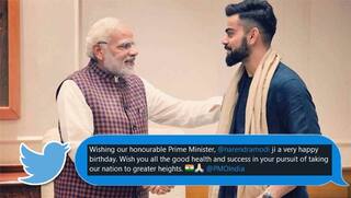 Virat Kohli leads birthday wishes for PM Narendra Modi among cricket fraternity