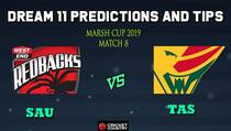Dream11 Team South Australia vs Tasmanian Tigers, Match 8 Marsh One-Day Cup 2019 Australian ODD – Cricket Prediction Tips For Today’s Match SAU vs TAS at Adelaide