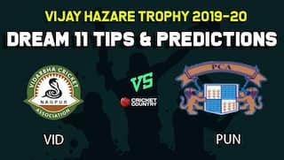 Dream11 Team Vidarbha vs Punjab, Round 3, Elite Group B Vijay Hazare Trophy 2019 VHT ODD – Cricket Prediction Tips For Today’s Match VID vs PUN at Vadodara