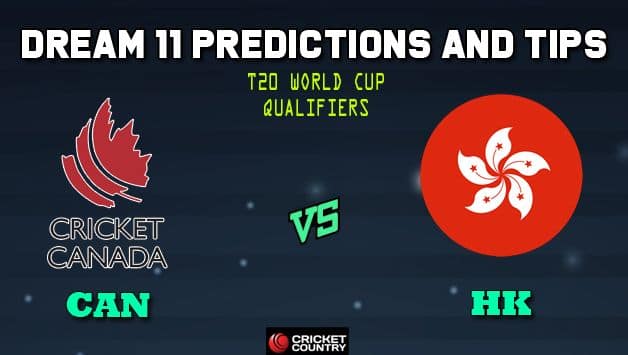 Dream11 Team Canada vs Hong Kong ICC Men’s T20 World Cup Qualifiers – Cricket Prediction Tips For Today’s T20 Match 29 Group B CAN vs HK at Abu Dhabi