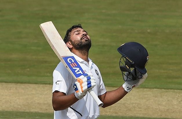 Rohit smashes century on debut as opener before rain washes out final session