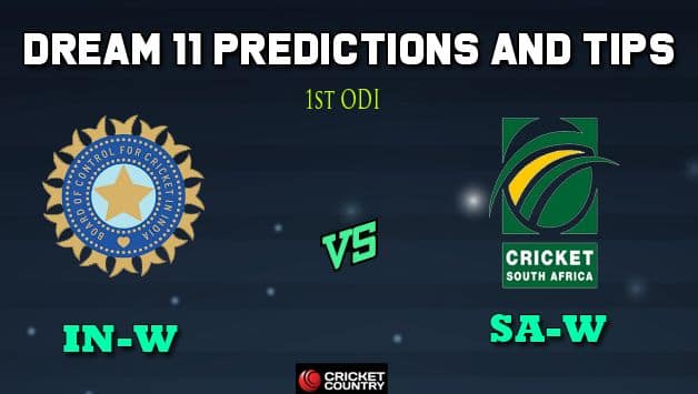 SA-W vs IN-W Dream11 Team South Africa Women vs India Women, 1st ODI, South Africa Women tour of India – Cricket Prediction Tips For Today’s Match SA-W vs IN-W at Vadodara