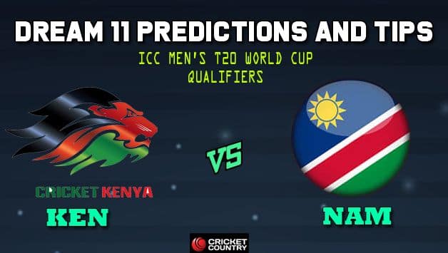Dream11 Team Kenya vs Namibia ICC Men’s T20 World Cup Qualifiers – Cricket Prediction Tips For Today’s T20 Match 34 Group B KEN vs NAM at Abu Dhabi