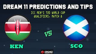 Dream11 Team Kenya vs Scotland ICC Men’s T20 World Cup Qualifiers – Cricket Prediction Tips For Today’s T20 Match 8 Group A KEN vs SCO at Dubai