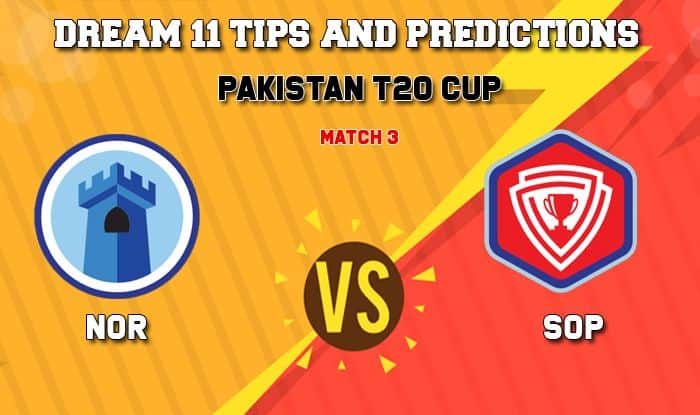 Dream11 Team Northern vs Southern Punjab Pakistan T20 Cup National T20 Cup, 2019 – Cricket Prediction Tips For Today’s T20 Match 3 NOR vs SOP at Faisalabad