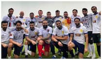 Shakib al hasan turns to football after being banned from cricket