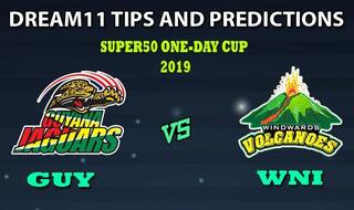 GUY vs WNI Dream11 Team Prediction Super50 Cup 2019: Captain And Vice-Captain, Fantasy Cricket Tips Guyana vs Winward Islands Group B Match at Queen’s Park Oval, Port of Spain, Trinidad 11:00 PM IST