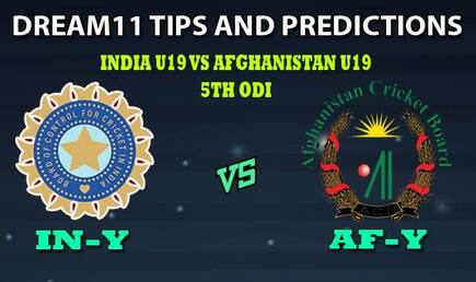 India U19 vs Afghanistan U19 Dream11 Team Prediction Afghanistan Under-19s tour of India 2019/20: Captain And Vice-Captain, Fantasy Cricket Tips IN-Y VS AF-Y 5th ODI at Ekana Stadium, Lucknow 9:00 AM IST