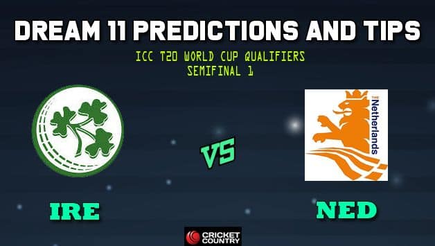 Dream11 Team Ireland vs Netherlands ICC Men’s T20 World Cup Qualifiers – Cricket Prediction Tips For Today’s T20 Semifinal 1 IRE vs NED at Dubai