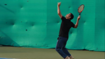 ms dhoni plays in local tennis tournament; Wins by 6-0, 6-0 in men’s double