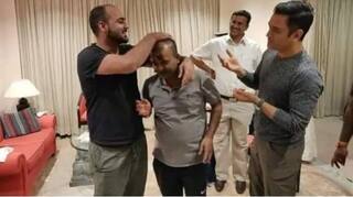 Away from cricket field ms dhoni busy with his friends in ranchi