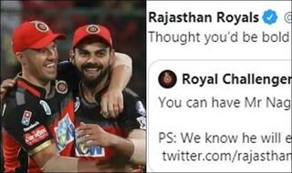 IPL 2020: Rajasthan Royals Troll RCB For Not Releasing Mr Nags After Expressing Interest to Trade Virat Kohli, AB De Villiers | SEE POST