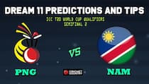 Dream11 Team Papua New Guinea vs Namibia ICC Men’s T20 World Cup Qualifiers – Cricket Prediction Tips For Today’s T20 Semifinal 2 IRE vs NED at Dubai