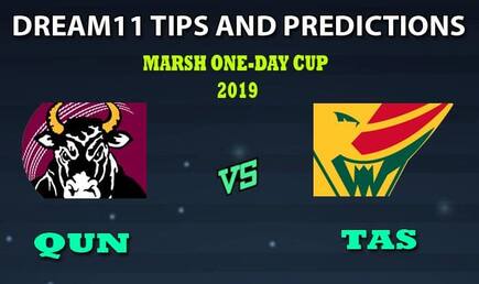 Queensland vs Tasmania Dream11 Team Prediction Marsh One-Day Cup 2019: Captain And Vice-Captain, Fantasy Cricket Tips QUN vs TAS Match 19 at Blundstone Arena, Hobart 4:30 AM IST
