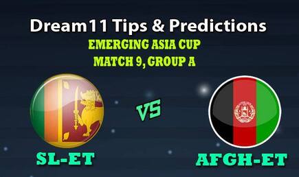 Sri Lanka U23 vs Afghanistan U23 Dream11 Team Prediction Emerging Asia Cup 2019: Captain And Vice-Captain, Fantasy Cricket Tips SL-ET vs AFGH-ET Match 9 Group A at Sheikh Kamal International Cricket Stadium Academy Ground, Cox’s Bazar 8:30 AM IST