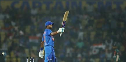 3rd T20I: Shreyas Iyer Half-Century Resurrects India After Rohit Misfires