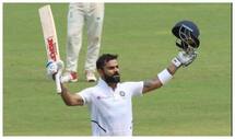 Pinkballtest indvban virat kohli becomes first indian to score century in day night test surpasses ricky pontings records of hundreds as captain in tests