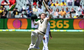 David warner becomes 1st australian to score 300 in adelaide move past don bradman