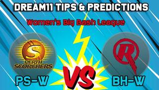 PS-W vs MR-W Dream11 Team Perth Scorchers Women vs Perth Renegades Women, Match 16, Women’s Big Bash League WBBL 2019– Cricket Prediction Tips For Today’s Match PS-W vs MR-W at Perth November 1