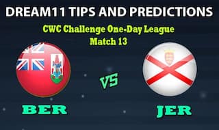 Bermuda vs Jersey Dream11 Team Prediction CWC Challenge One-Day League: Captain And Vice-Captain, Fantasy Cricket Tips BER VS JER Match 13 at Al Amerat Cricket Ground 2, Oman 11:00 AM IST