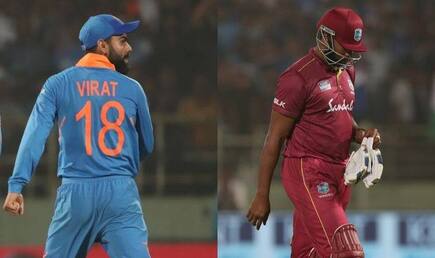 India vs west indies 2nd odi kieron pollard is clueless why virat kohli was animated after his first ball dismissal 3882745