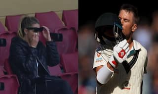 David Warner’s Wife Candice Breaks in Tears After Australia Opener Slams Record Triple Hundred During Second Test Against Pakistan in Adelaide