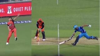Jhye Richardson ‘Bowls’ a Throw From the Boundary Line to Get Batsman Out in BBL Match | SEE VIDEO