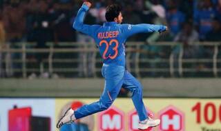 Indvwi 3rd odi kuldeep yadav one wicket away from taking 100 odi wickets 3885243