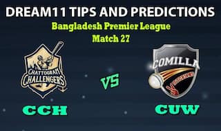 CCH vs CUW Dream11 Team Prediction Bangladesh Premier League 2019-20: Captain And Vice-Captain, Fantasy Cricket Tips Chattogram Challengers vs Cumilla Warriors Match 27 at Shere Bangla National Stadium, Dhaka 1:00 PM IST