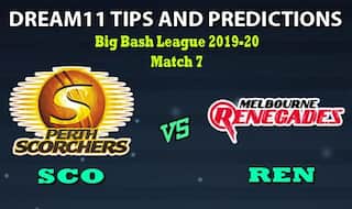 SCO vs REN Dream11 Team Prediction Big Bash League: Captain And Vice-Captain, Fantasy Cricket Tips Perth Scorchers vs Melbourne Renegades Match 7 at Perth Scorchers, Perth 3:40 PM IST