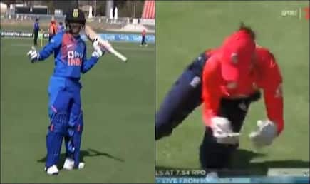 Smriti Mandhana Reprieved by TV Umpire After On-field Decision Goes Against Her During 1st T20I Between India Women vs England Women | WATCH