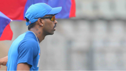 Photos: Hardik Pandya seen practising with bowling coach Bharat Arun ahead of Mumbai ODI