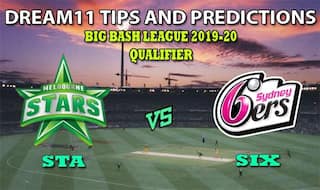 STA vs SIX Dream11 Team Prediction Big Bash League 2019-2020: Captain And Vice-Captain, Fantasy Cricket Tips Melbourne Stars vs Sydney Sixers Qualifier at Melbourne Cricket Ground, Melbourne 1:45 PM IST