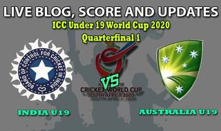 Under 19 World Cup 2020, India U19 vs Australia U19, Quarterfinal 1, Live Cricket Score: India, Australia Fight For Place in Semis