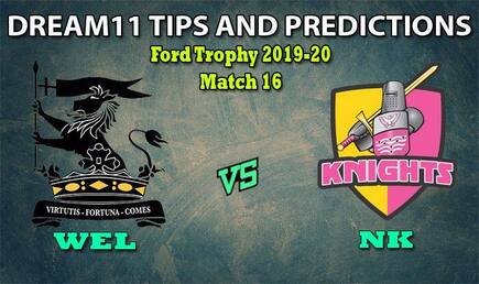 WEL vs NK Dream11 Team Prediction Ford Trophy 2019-20: Captain And Vice-Captain, Fantasy Cricket Tips Wellington vs Northern Knights Match 16 at Basin Reserve, Wellington 3:30 AM IST