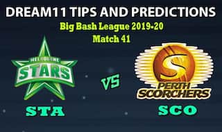 STA vs SCO Dream11 Team Prediction Big Bash League 2019-20: Captain And Vice-Captain, Fantasy Cricket Tips Melbourne Stars vs Perth Scorchers Match 41 at Melbourne Cricket Ground, Melbourne 10:30 AM IST