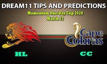 HL vs CC Dream11 Team Prediction, Momentum One-Day Cup 2020, Match 12: Captain And Vice-Captain, Fantasy Cricket Tips Lions vs Cape Cobras at Senwes Park, Potchefstroom 1:30 PM IST